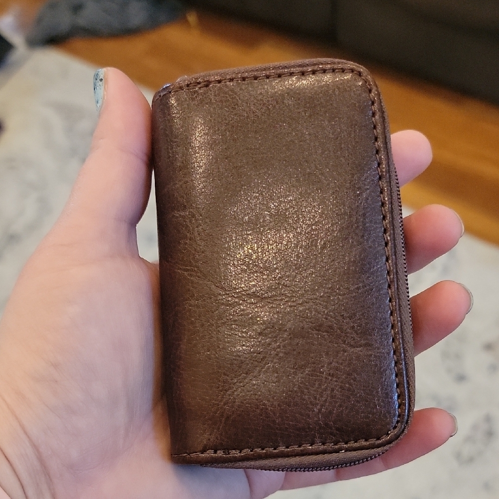 Brown Leather Like Wallet